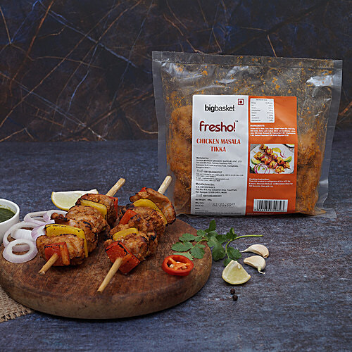 Fresho Chicken Masala Tikka, 500 g  