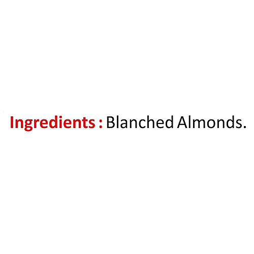 Puramate Blanched Sliced Almonds, 50 g  