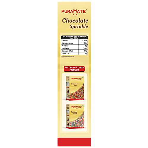 Puramate Chocolate Sprinkle, 50 g  