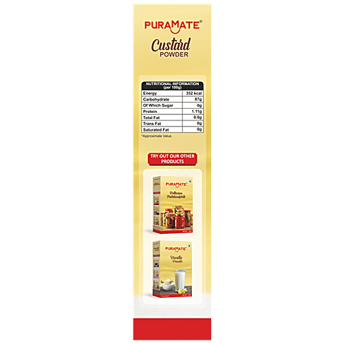 Puramate Custard Powder- Butterscotch, 100g/box  