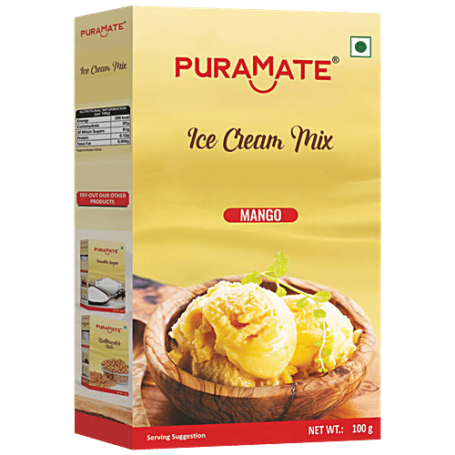 Puramate Icecream Mix - Mango, 100 g  
