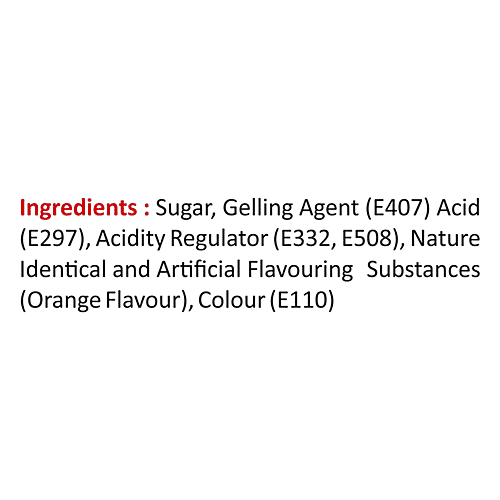 Puramate Jelly Crystal - Orange, 100 g  