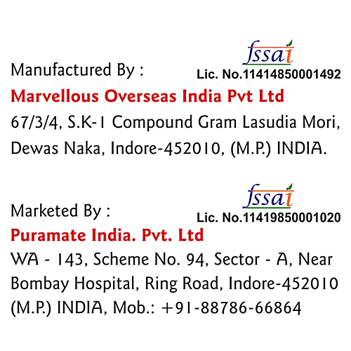 Puramate Jelly Crystal - Orange, 100 g  