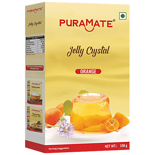 Puramate Jelly Crystal - Orange, 100 g  