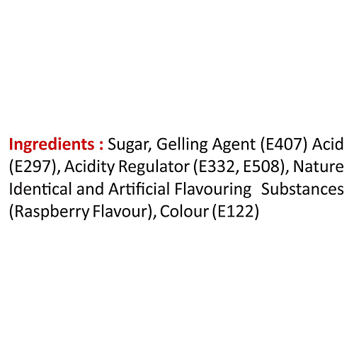 Puramate Jelly Crystal - Raspberry, 100 g  