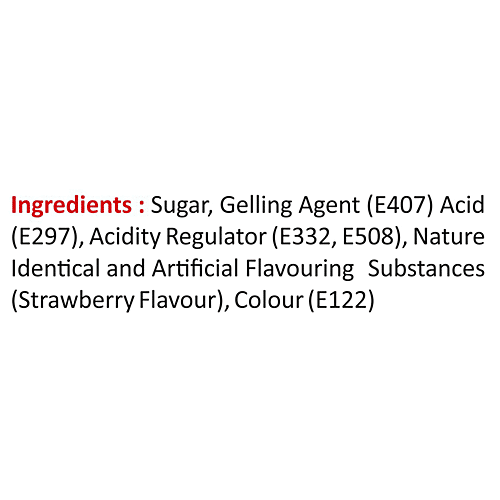 Puramate Jelly Crystal - Strawberry, 100 g  