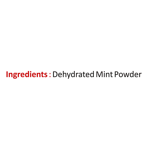 Puramate Mint Powder, 35 g  Vibrant Flavour
 Dynamic Aroma
 Perfect Flavour Booster