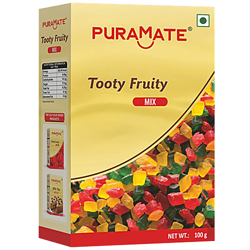 Puramate Tooty Fruity Mix, 100 g  Delectable Garnish