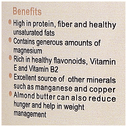 NUTRIWISH Almond Butter, 250 g  