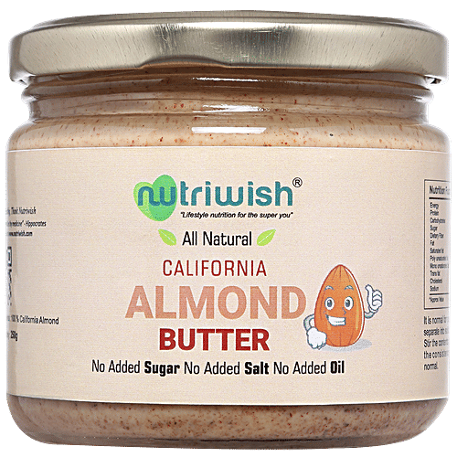 NUTRIWISH Almond Butter, 250 g  