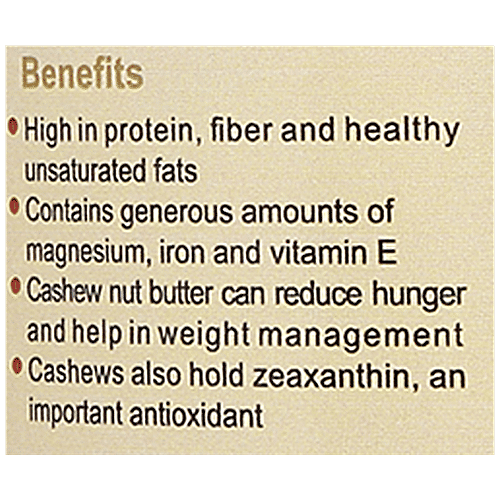 NUTRIWISH Cashewnut Butter, 250 g  