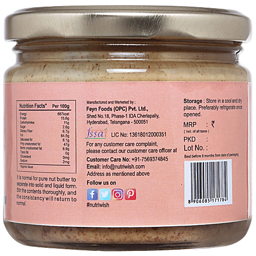 Buy Nutriwish Walnut Butter Online at Best Price of Rs 580 bigbasket