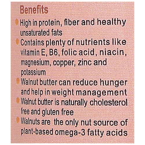 NUTRIWISH Walnut Butter, 250 g  