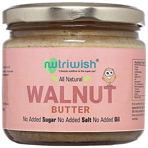 NUTRIWISH Walnut Butter, 250 g  