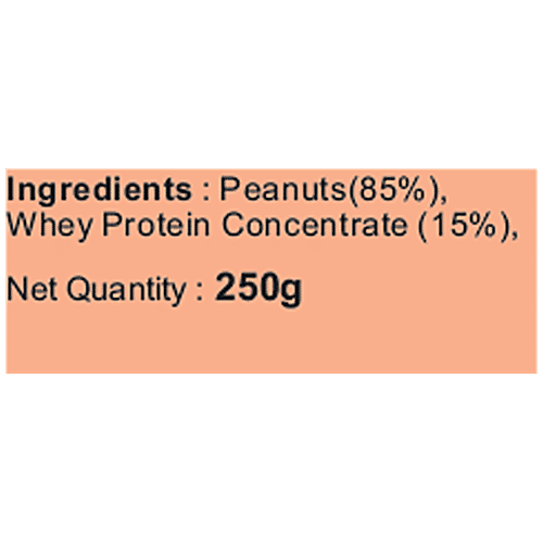 NUTRIWISH Peanut Butter With Whey Protein, 250 g  