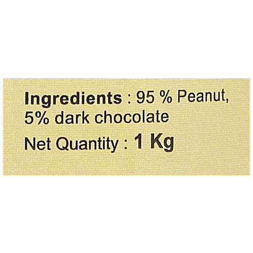 NUTRIWISH Peanut Butter With Dark chocolate, 1 kg  