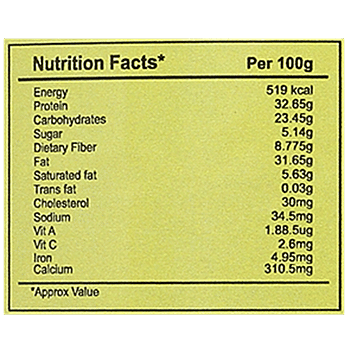 NUTRIWISH Peanut Butter With Whey Protein & Moringa, 1 kg  