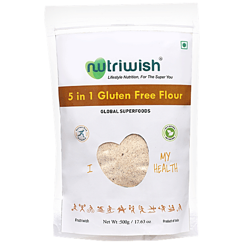NUTRIWISH 5-in-1 Gluten Free Flour, 500 g  