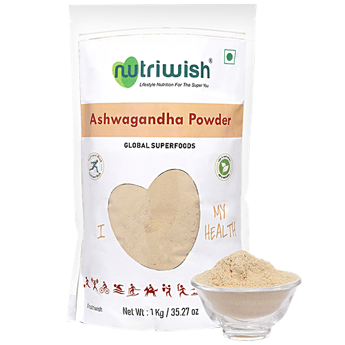 NUTRIWISH Ashwagandha Powder, 1 kg  