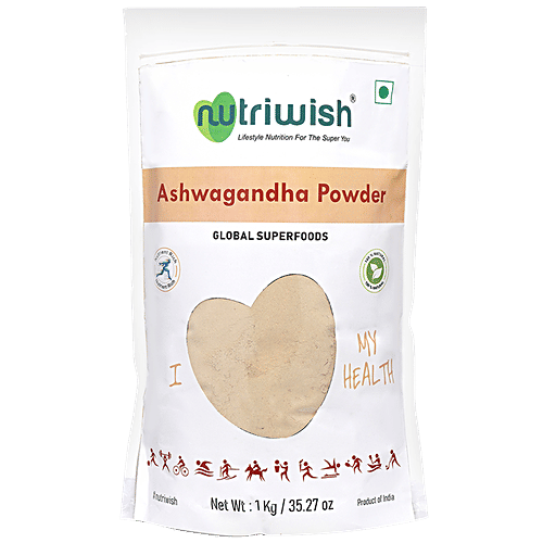 NUTRIWISH Ashwagandha Powder, 1 kg  