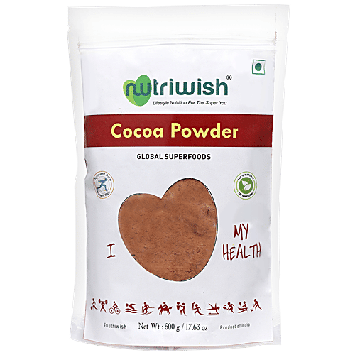 NUTRIWISH Cocoa Powder, 500 g  