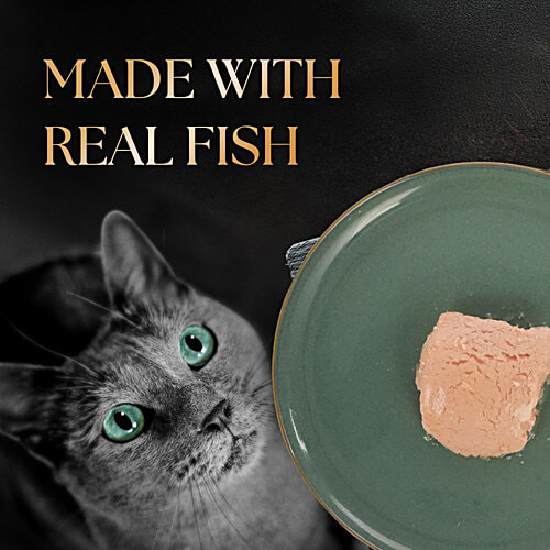 Sheba Fine Premium Adult 1+ Years Wet Cat Food - Chicken Premium Loaf, 70 g High-Moisture Wet Cat Food, Premium Cat Food, Real Chicken Recipe