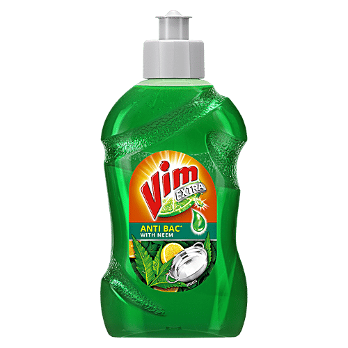 Vim Dishwash Anti Bac Liquid Neem, 250 ml  