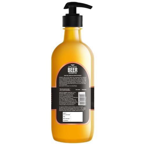 Park Avenue Beer Shampoo - Shiny & Bouncy, 650 ml  