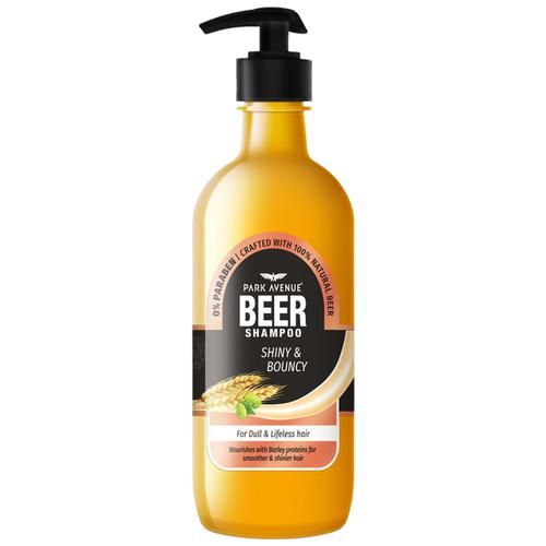 Park Avenue Beer Shampoo - Shiny & Bouncy, 650 ml  