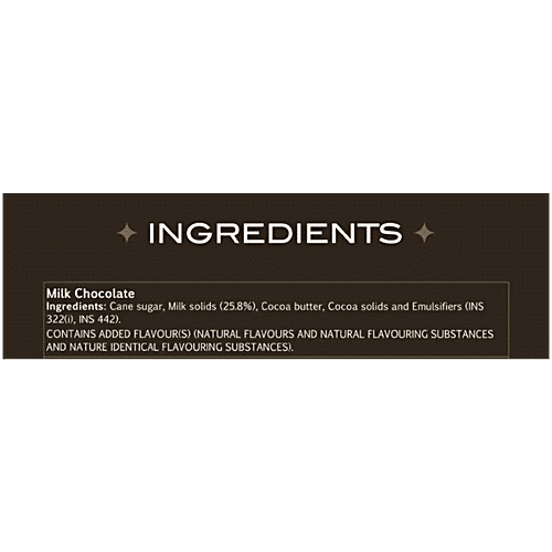 Fabelle Choco Deck - Milk Chocolate, 35.5 g 3 Layered Premium Milk Chocolate Bar With Choco Crème