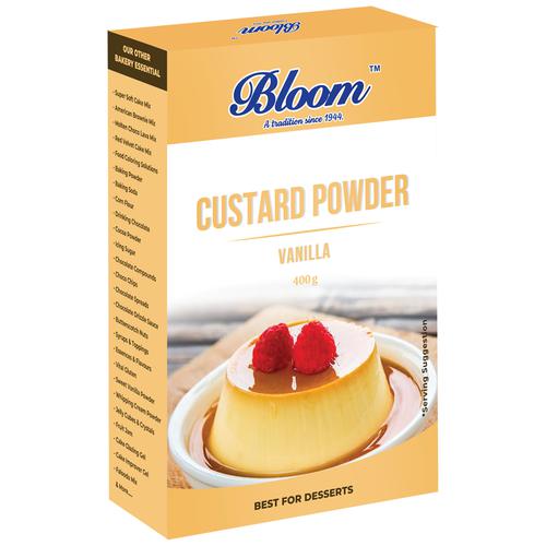 Bloom Custard Powder - Vanilla, 400 g  Best for Desserts