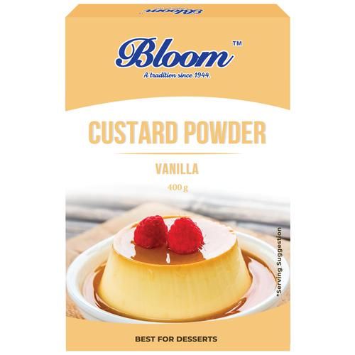 Bloom Custard Powder - Vanilla, 400 g  Best for Desserts