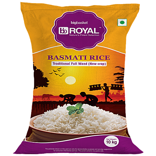 Buy bb Royal Traditional Full Wand (New Crop) Basmati Rice Online at ...