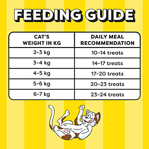 Temptations Crunchy Cat Treats - Tasty Chicken Flavour, 85 g  Goodness of Protein, Vitamins & Minerals