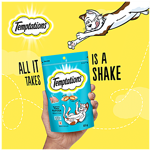 Temptations Cat Treat - Tempting Tuna Flavour, 85 g  