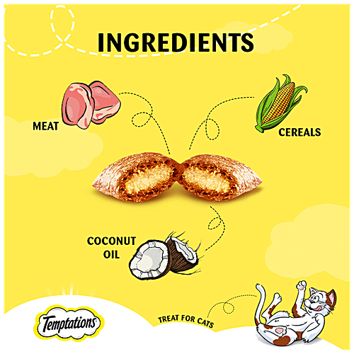 Temptations Cat Treat - Seafood Medley Flavour, 85 g  