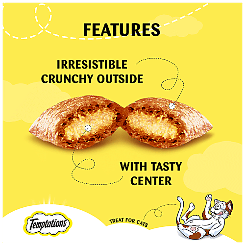 Temptations Cat Treat - Seafood Medley Flavour, 85 g  