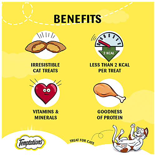 Temptations Cat Treat - Seafood Medley Flavour, 85 g  