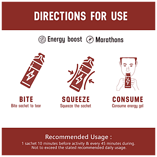 Azani Active Nutrition Energy Gel - Honey Based, 480 g (Pack of 3) 