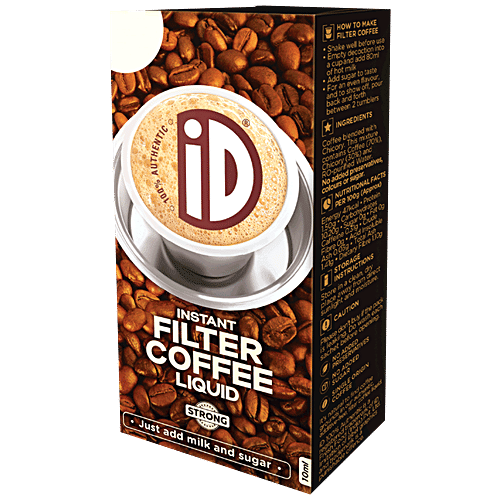 Buy iD Instant Filter Coffee Liquid Strong, Chicory Blend, No