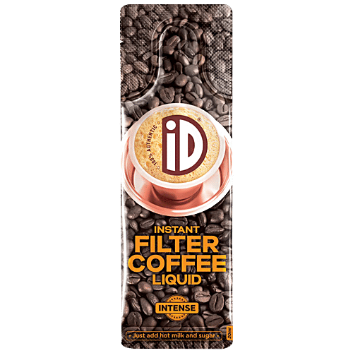 iD Intense Instant Filter Coffee Liquid, 100 ml (5 Units x 20 ml Each) No Added Preservatives, Colour Or Sugar