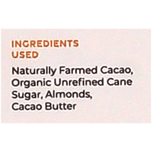 Darkins 70% Artisanal Dark Chocolate With Roasted Almonds, 50 g  Smooth Dark Chocolate
 Crunchy Roasted Almonds