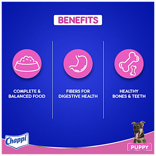 Chappi Puppy Dry Dog Food - Chicken & Milk, 8 kg  