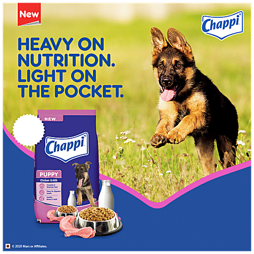 Chappi Puppy Dry Dog Food - Chicken & Milk, 8 kg  