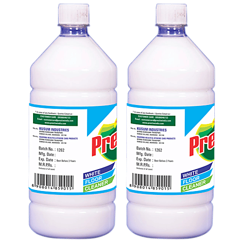 Prestine White Floor Cleaner, 1 L Buy 1 Get 1 Free 