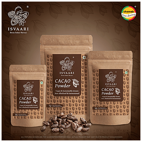 Isvaari Cocoa Powder - Non-Alkalised, 250 g  