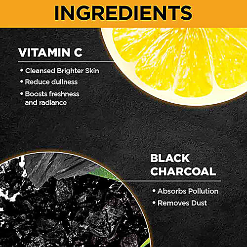 Garnier Men Turbo Bright Anti-Pollution Double Action Face Wash, 150 g  