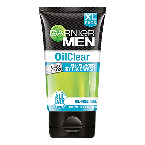 Garnier Men Oil Clear Face Wash - For Oily Skin, 150 g