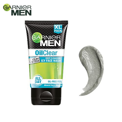 Garnier Men Oil Clear Face Wash - For Oily Skin, 150 g