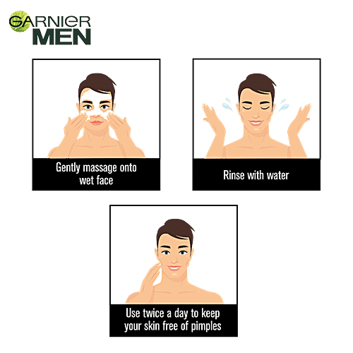 Garnier Men Oil Clear Face Wash - For Oily Skin, 150 g